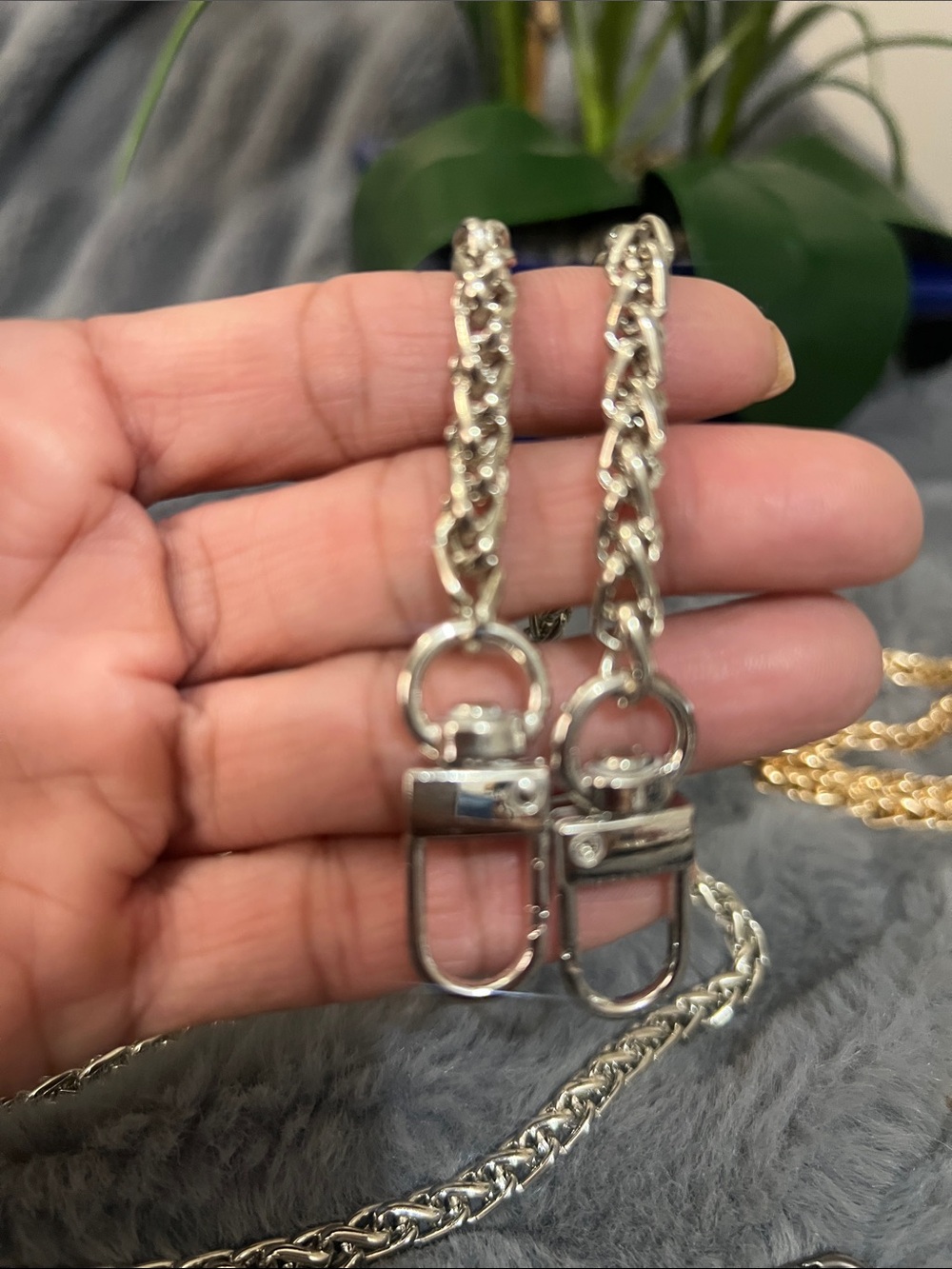 Purse Chain Gold / Silver / Black NEW retail: $15 - Picture 3 of 5